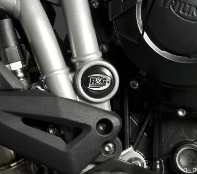 Zátka do rámu R&G Racing pro motocykly TRIUMPH Tiger 800, černá